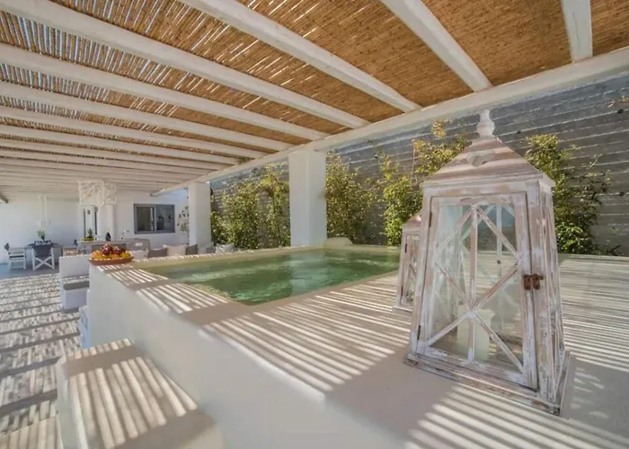 Sole, Pool, Jacuzzi, Seaview Villa Stelida (Naxos)